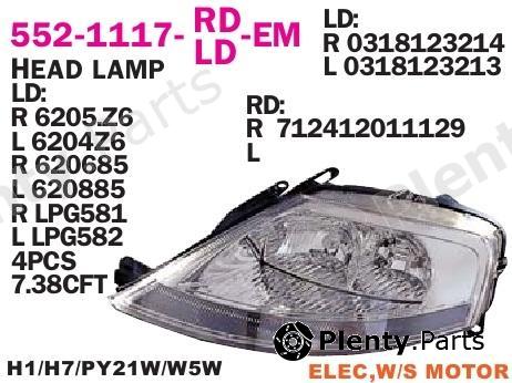  DEPO part 552-1117R-LD-EM (5521117RLDEM) Replacement part