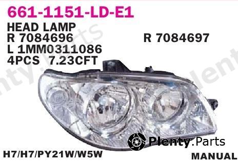  DEPO part 6611151LLDE1 Replacement part
