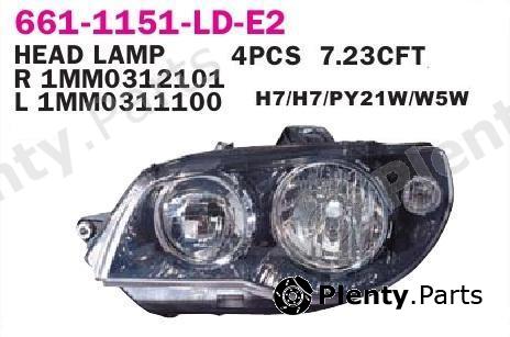  DEPO part 6611151LLDEM2 Replacement part