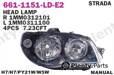  DEPO part 6611151RLDE2 Replacement part