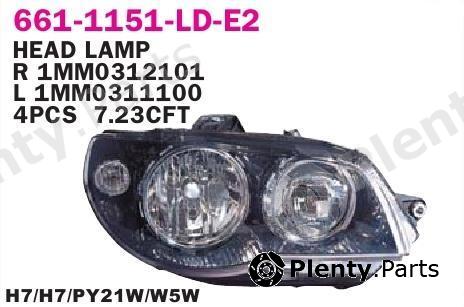  DEPO part 6611151RLDEM2 Replacement part