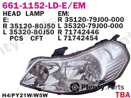 DEPO part 6611152LLDEM Replacement part