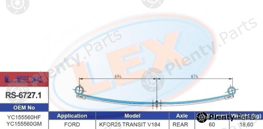  LEX part RS-6727.1 (RS67271) Replacement part