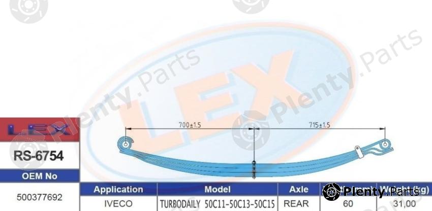  LEX part RS-6754 (RS6754) Replacement part