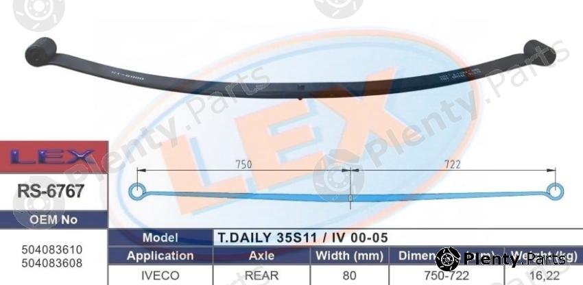  LEX part RS-6767 (RS6767) Replacement part
