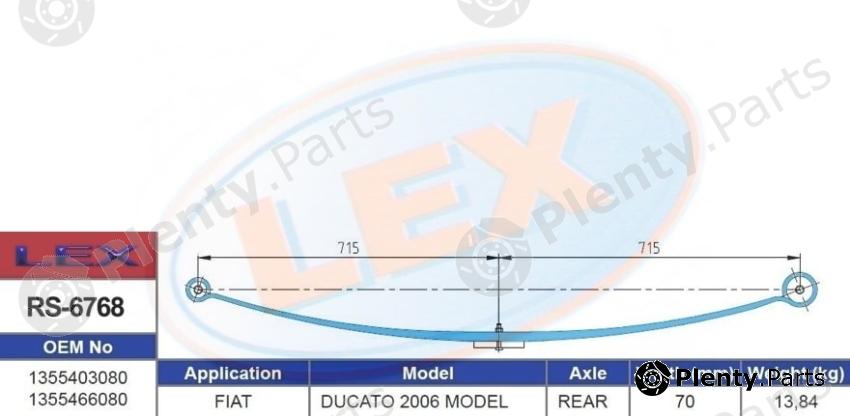  LEX part RS-6768 (RS6768) Replacement part