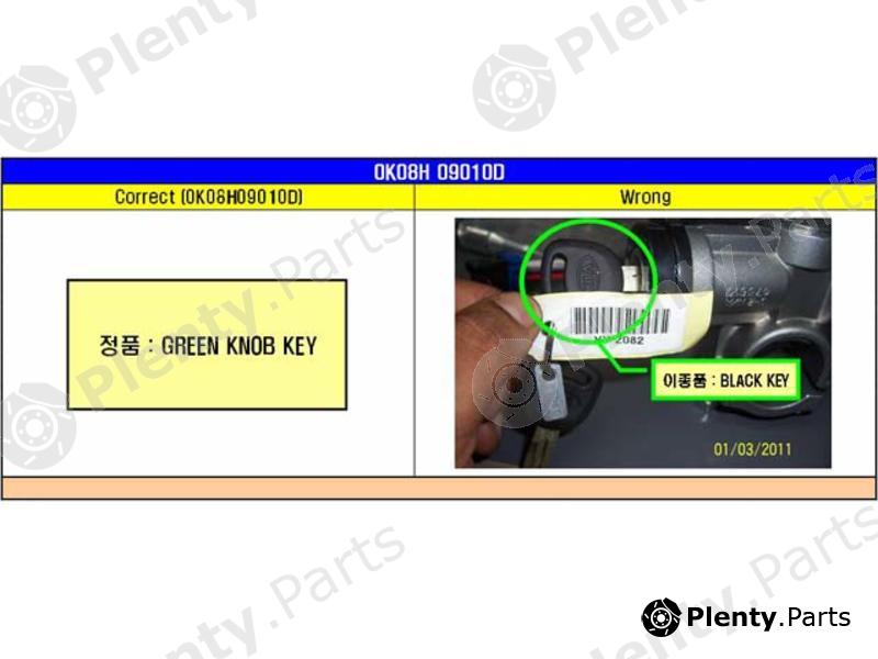 Genuine HYUNDAI / KIA (MOBIS) part 0K08H09010D Replacement part