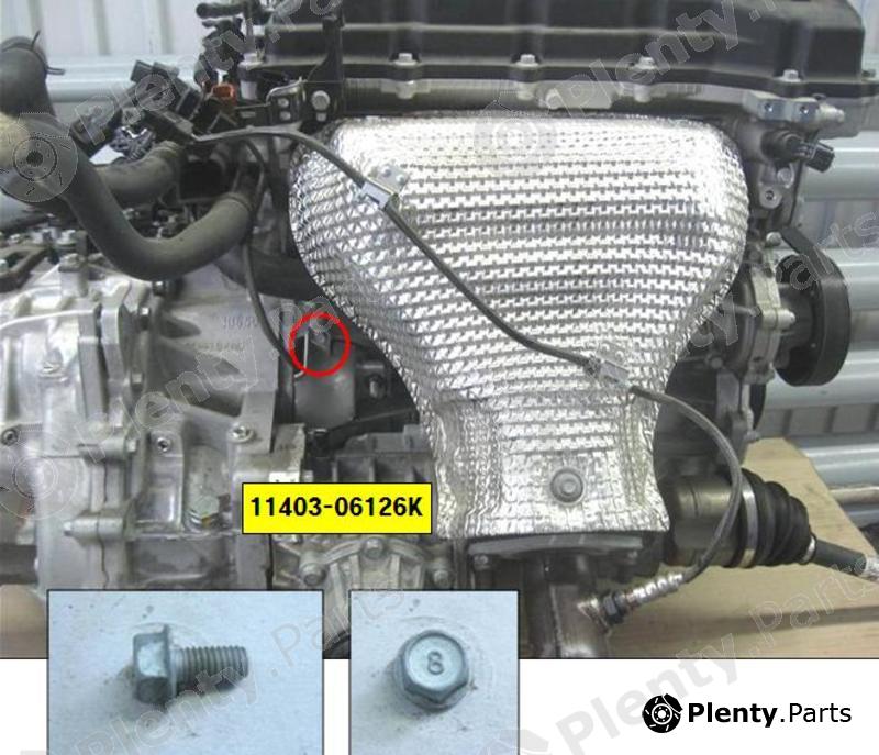 Genuine HYUNDAI / KIA (MOBIS) part 1140306126K Replacement part