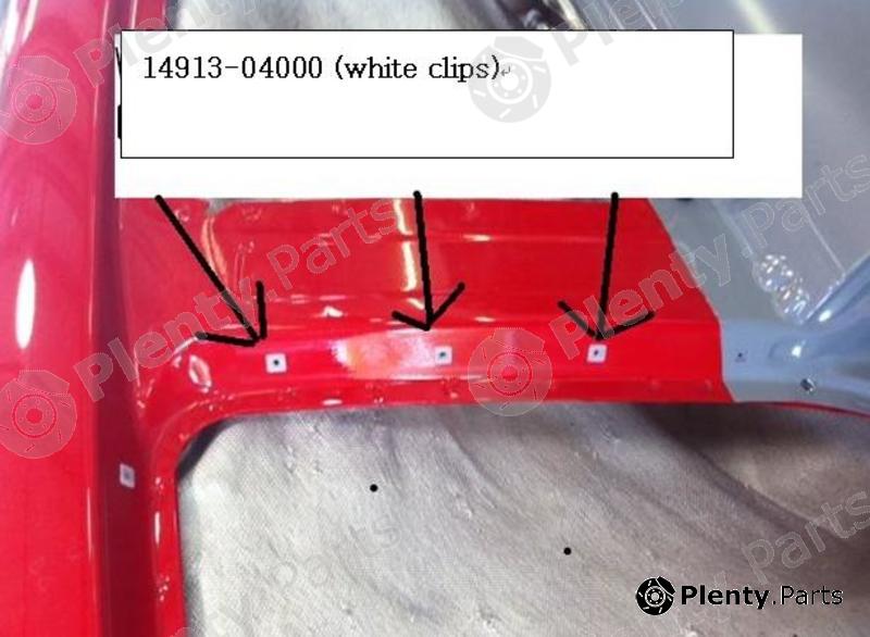 Genuine HYUNDAI / KIA (MOBIS) part 1491304000 Replacement part