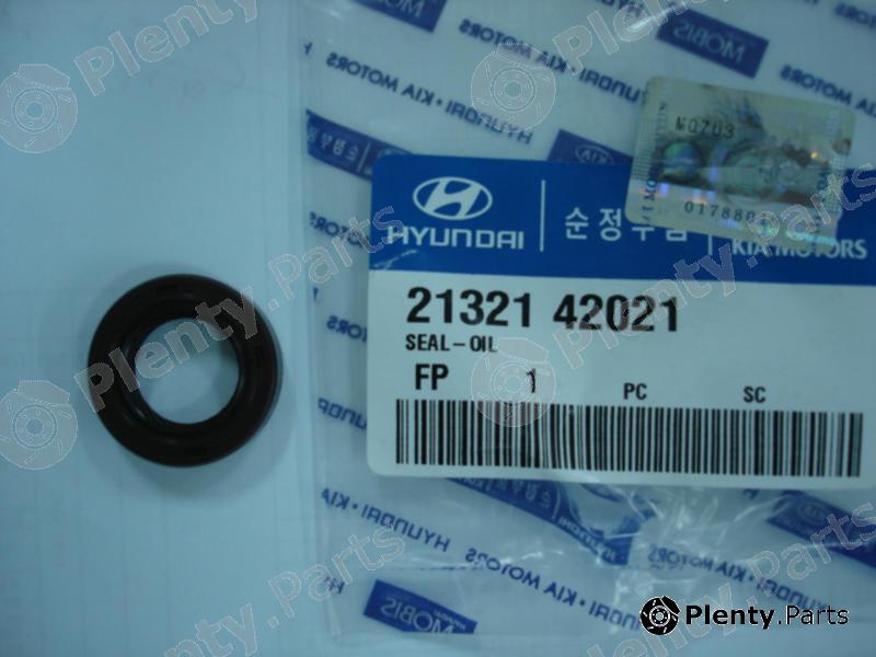 Genuine HYUNDAI / KIA (MOBIS) part 21321-42021 (2132142021) Shaft Seal, camshaft