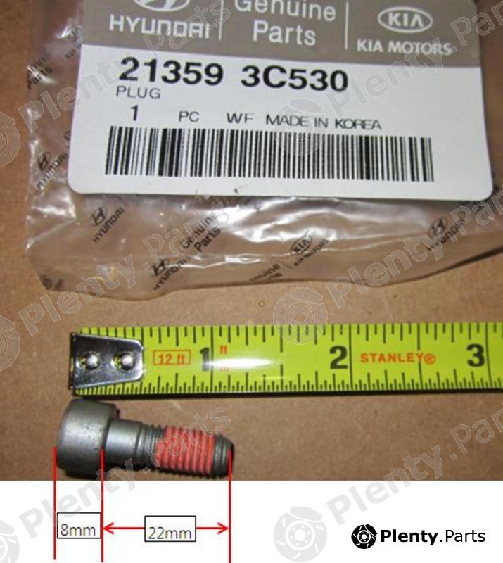 Genuine HYUNDAI / KIA (MOBIS) part 213593C530 Replacement part