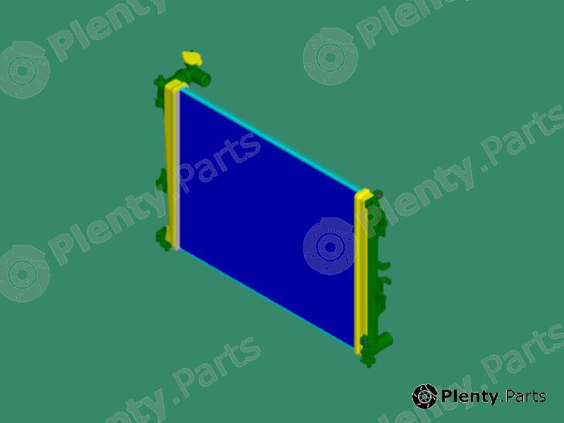 Genuine HYUNDAI / KIA (MOBIS) part 253104R000 Radiator, engine cooling