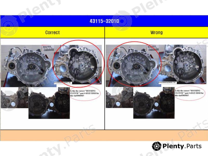 Genuine HYUNDAI / KIA (MOBIS) part 4311532010 Replacement part