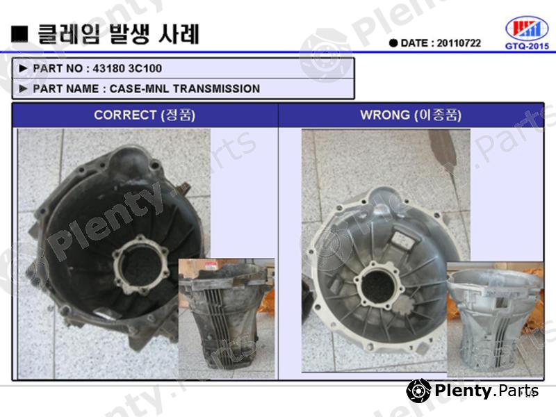 Genuine HYUNDAI / KIA (MOBIS) part 431803C100 Replacement part