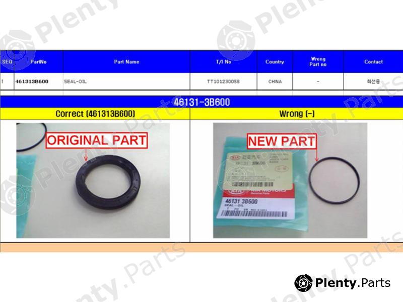 Genuine HYUNDAI / KIA (MOBIS) part 461313B600 Replacement part