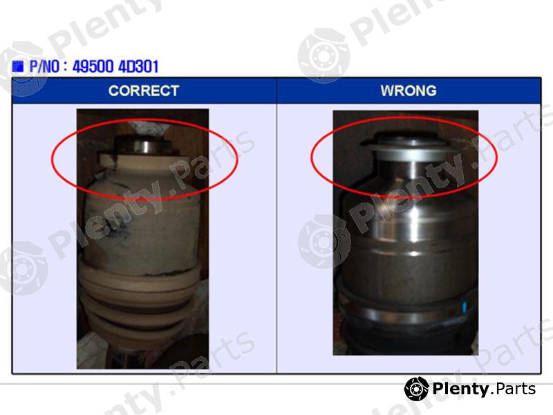 Genuine HYUNDAI / KIA (MOBIS) part 495004D301 Replacement part