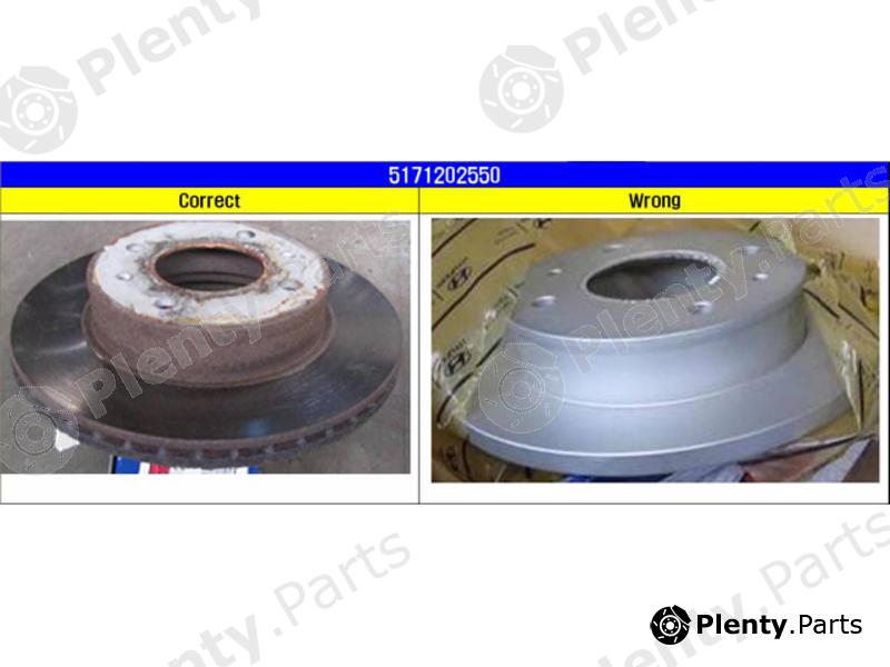 Genuine HYUNDAI / KIA (MOBIS) part 5171202550 Brake Disc