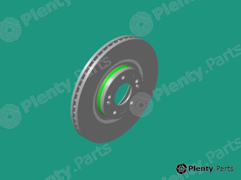 Genuine HYUNDAI / KIA (MOBIS) part 517122P700 Brake Disc