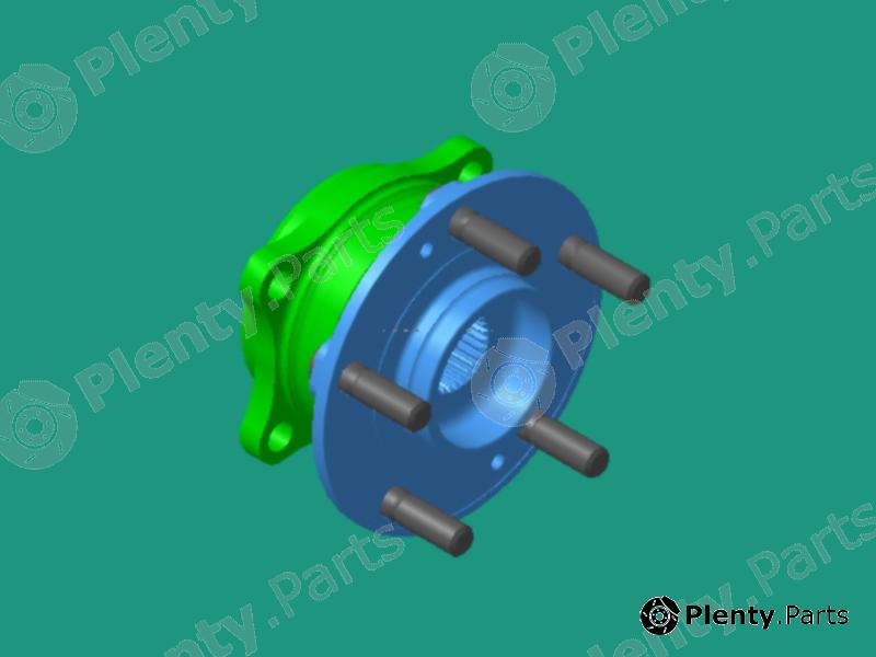 Genuine HYUNDAI / KIA (MOBIS) part 517502B000 Wheel Bearing Kit