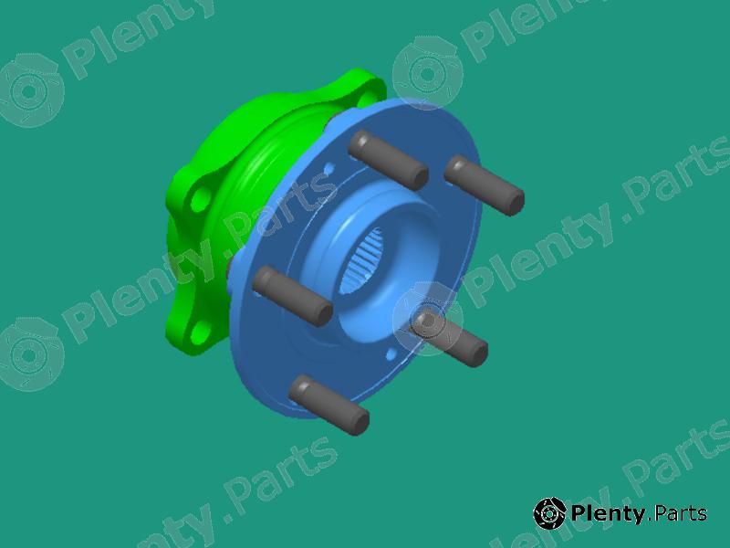 Genuine HYUNDAI / KIA (MOBIS) part 51750-3J000 (517503J000) Wheel Bearing Kit