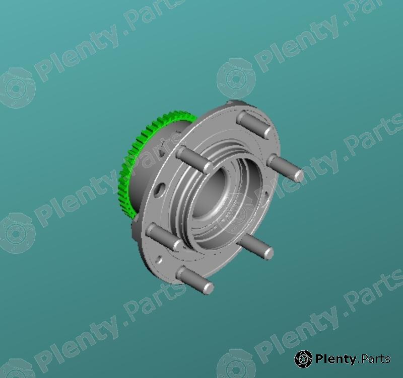 Genuine HYUNDAI / KIA (MOBIS) part 517504H000 Wheel Bearing Kit
