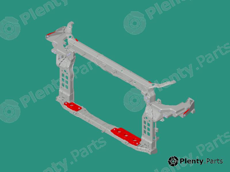 Genuine HYUNDAI / KIA (MOBIS) part 641012W000 Front Cowling