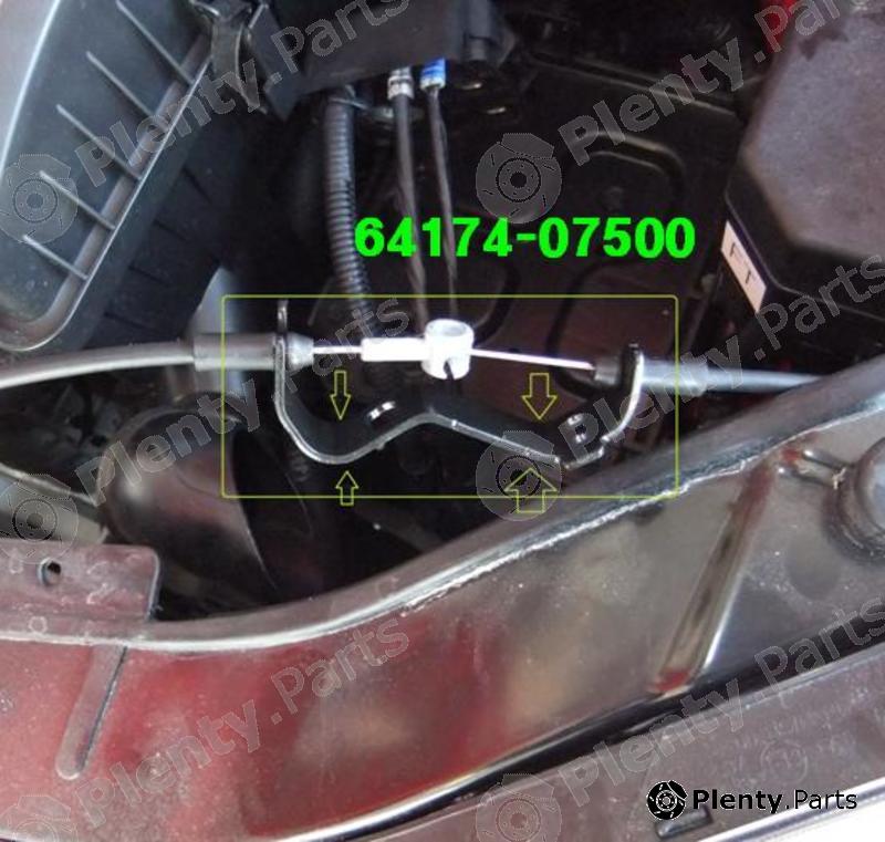 Genuine HYUNDAI / KIA (MOBIS) part 6417407500 Replacement part