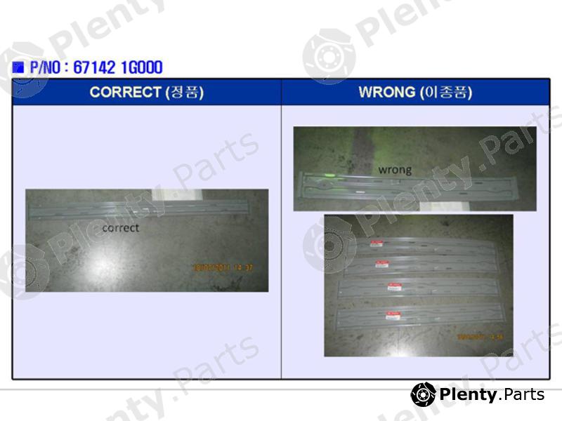 Genuine HYUNDAI / KIA (MOBIS) part 671421G000 Replacement part