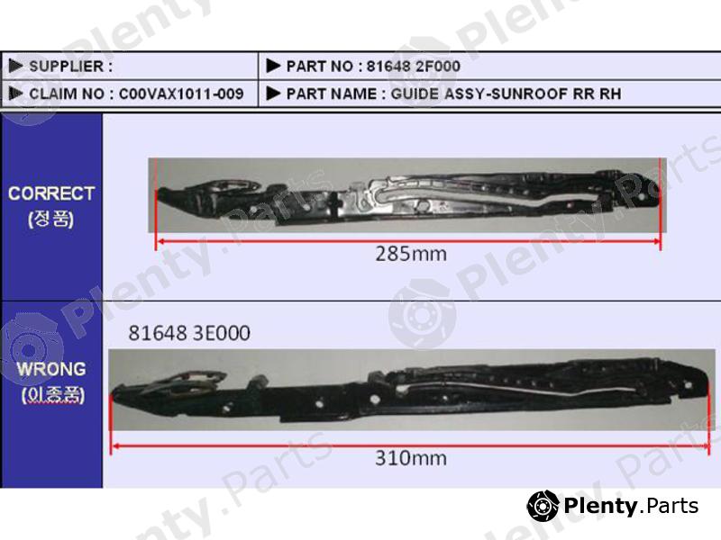 Genuine HYUNDAI / KIA (MOBIS) part 816482F000 Replacement part