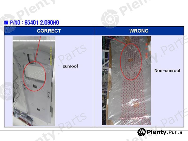 Genuine HYUNDAI / KIA (MOBIS) part 854012J080H9 Replacement part