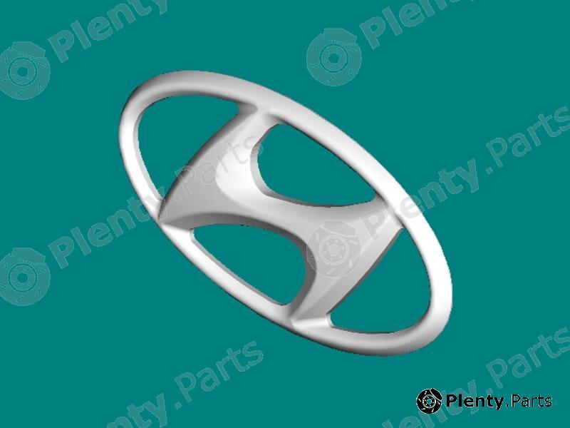 Genuine HYUNDAI / KIA (MOBIS) part 863002B000 Radiator Emblem