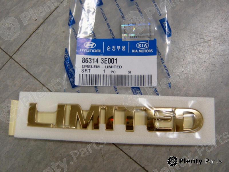 Genuine HYUNDAI / KIA (MOBIS) part 863143E001 Replacement part