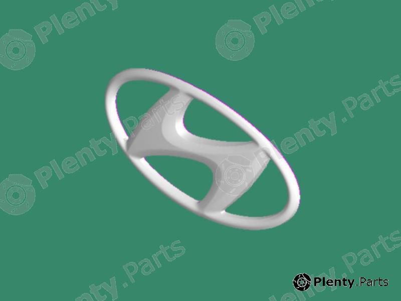 Genuine HYUNDAI / KIA (MOBIS) part 863203X000 Tailgate Emblem