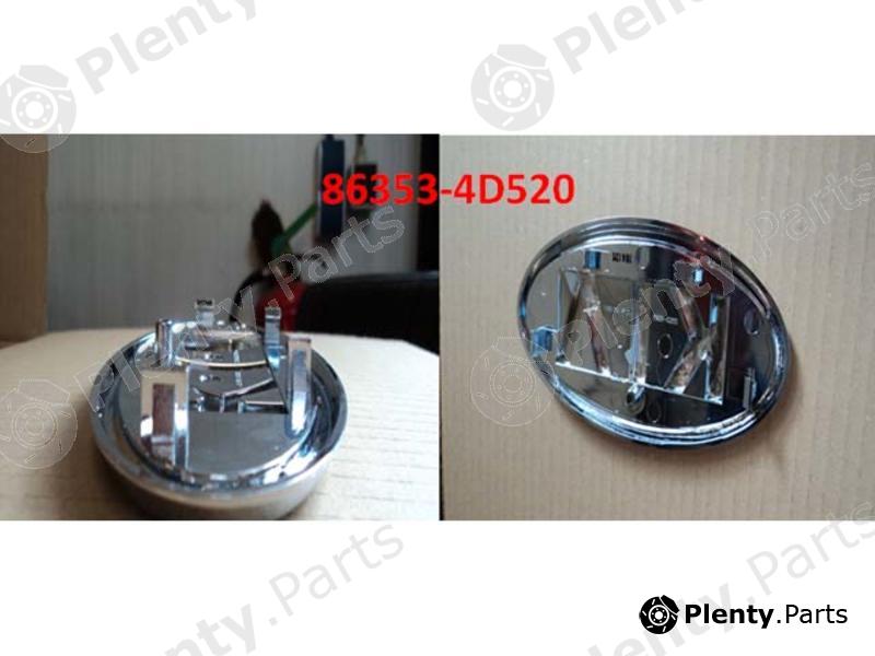 Genuine HYUNDAI / KIA (MOBIS) part 863534D520 Radiator Emblem