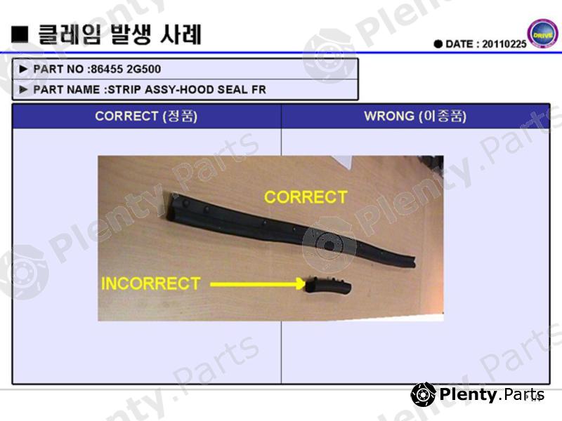 Genuine HYUNDAI / KIA (MOBIS) part 864552G500 Replacement part