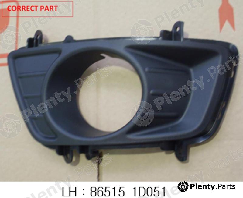 Genuine HYUNDAI / KIA (MOBIS) part 865151D051 Ventilation Grille, bumper