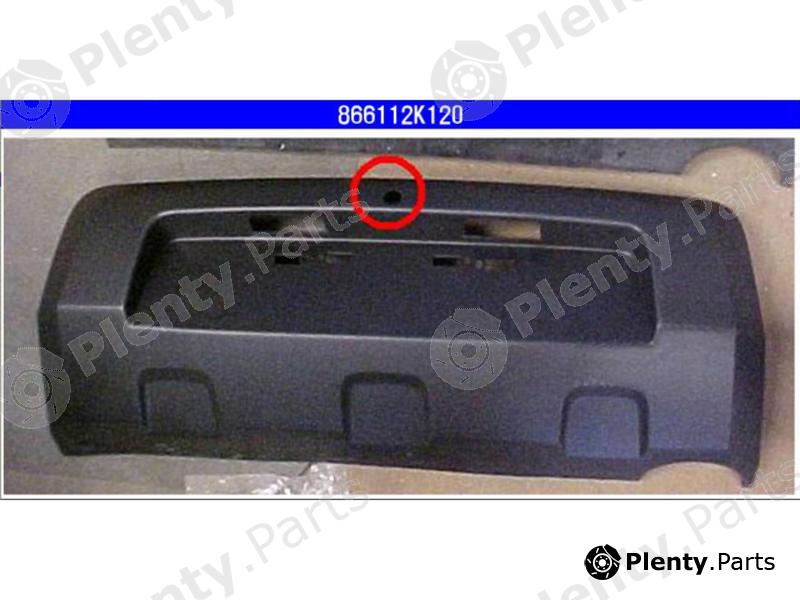 Genuine HYUNDAI / KIA (MOBIS) part 866112K120 Replacement part