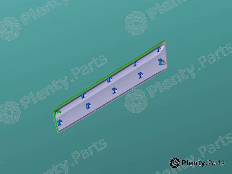 Genuine HYUNDAI / KIA (MOBIS) part 877312P000 Trim/Protective Strip, door