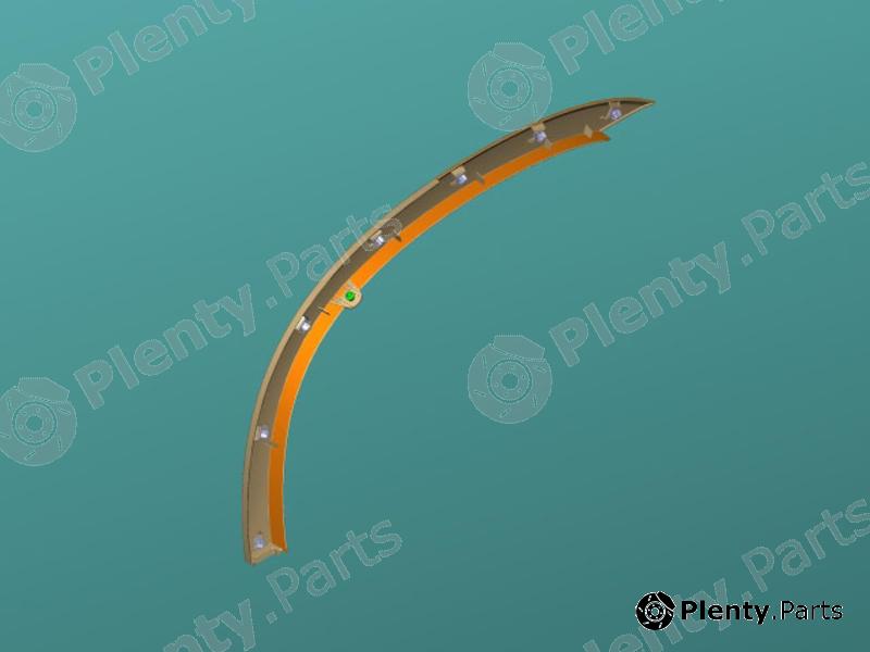 Genuine HYUNDAI / KIA (MOBIS) part 877412P000 Trim/Protective Strip, mudguard
