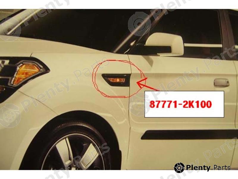 Genuine HYUNDAI / KIA (MOBIS) part 877712K100 Trim/Protective Strip, mudguard