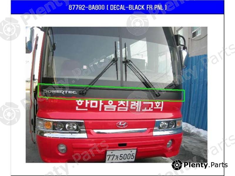Genuine HYUNDAI / KIA (MOBIS) part 877928A800 Replacement part