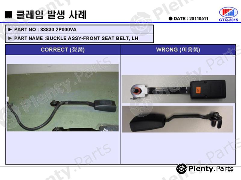 Genuine HYUNDAI / KIA (MOBIS) part 888302P000VA Replacement part