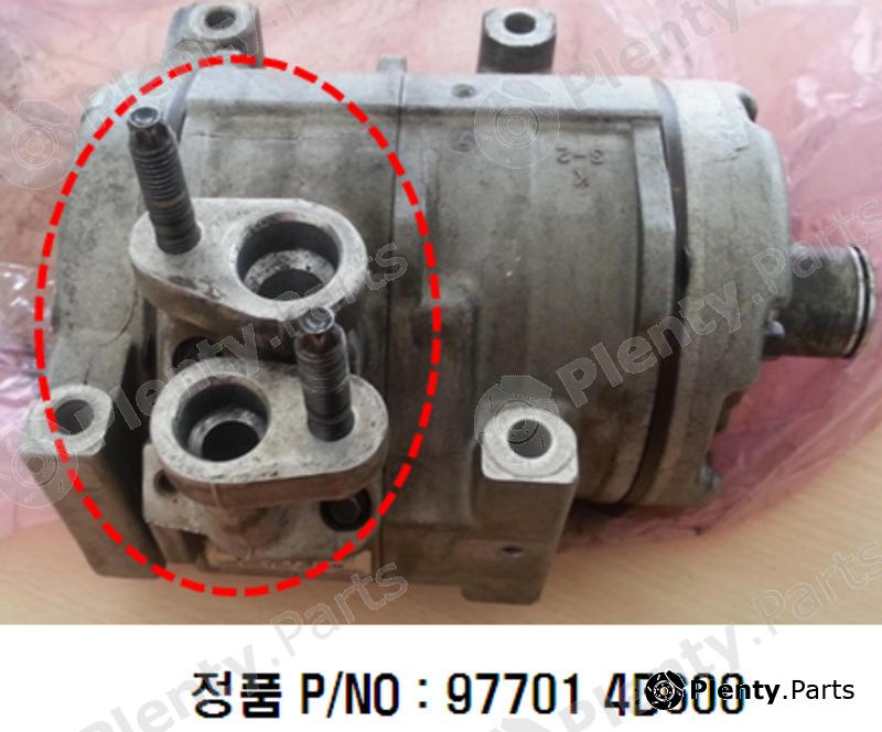 Genuine HYUNDAI / KIA (MOBIS) part 977014D600 Compressor, air conditioning