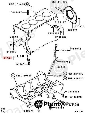 Genuine MITSUBISHI part 1228A012 Replacement part