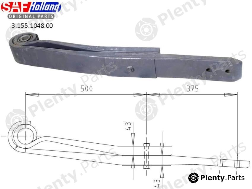 Genuine SAF HOLLAND part 3155104800 Replacement part