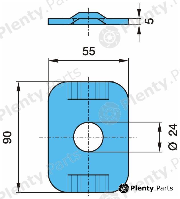 Genuine BPW part 03.001.14.91.0 (0300114910) Replacement part