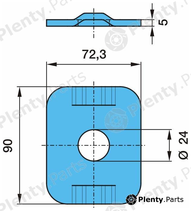 Genuine BPW part 03.001.35.04.0 (0300135040) Replacement part
