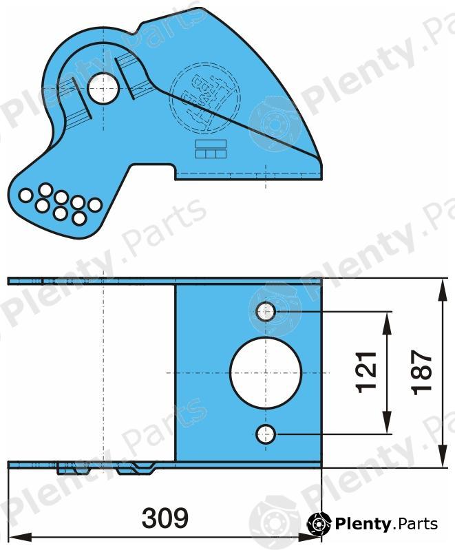 Genuine BPW part 0318914980 Replacement part