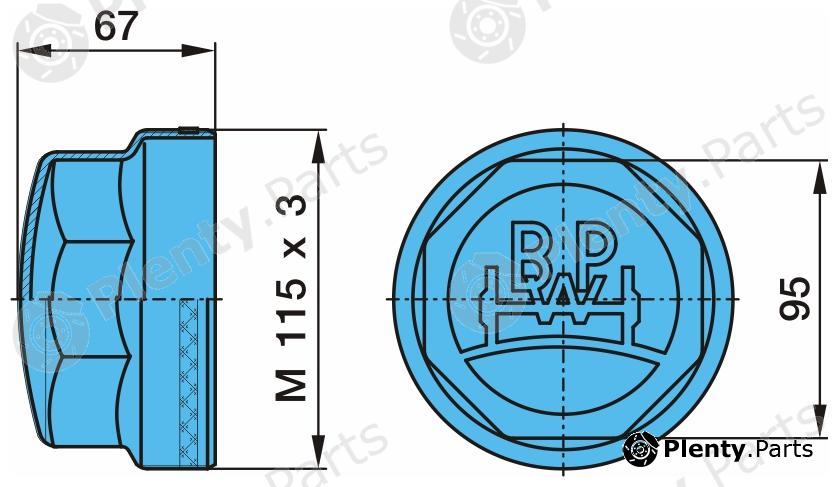 Genuine BPW part 03.212.23.02.0 (0321223020) Replacement part