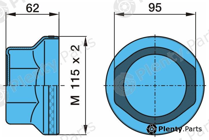 Genuine BPW part 03.212.23.21.0 (0321223210) Replacement part